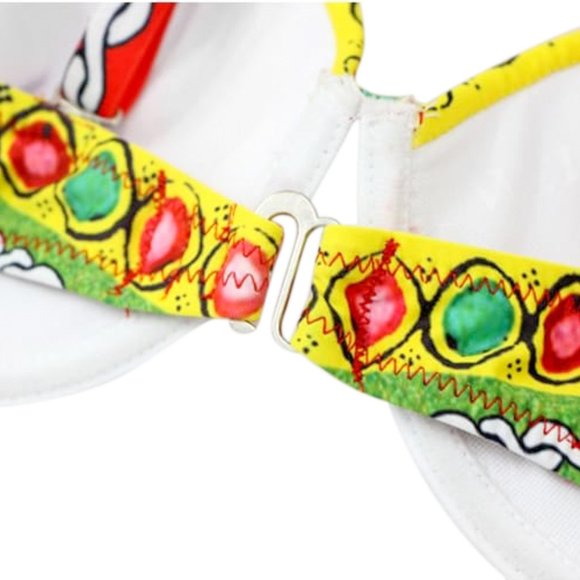 Loremar One Piece Swimsuit Push Up Padded  Bra - Picture 4 of 8